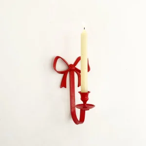 noeud-rouge-candeluze-bougeoir