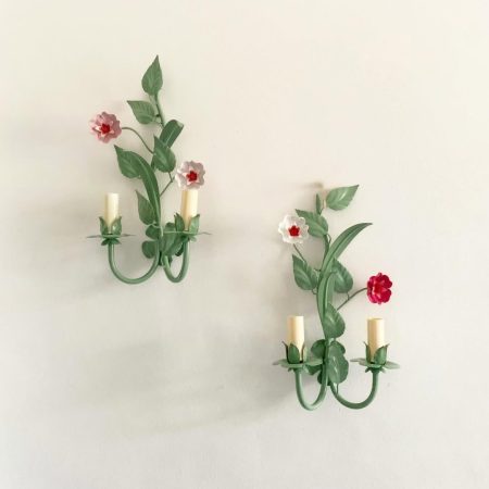 appliques-murales-vinatges-fleuries