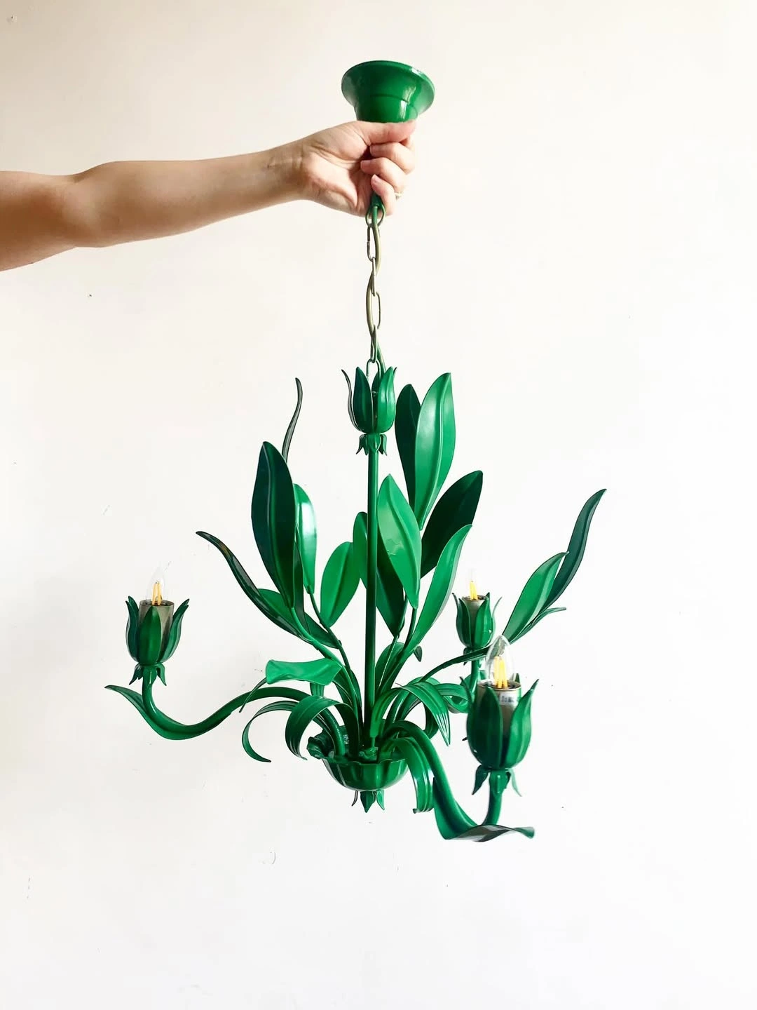 suspension-coloree-vintage-maison-de-campagne-verte