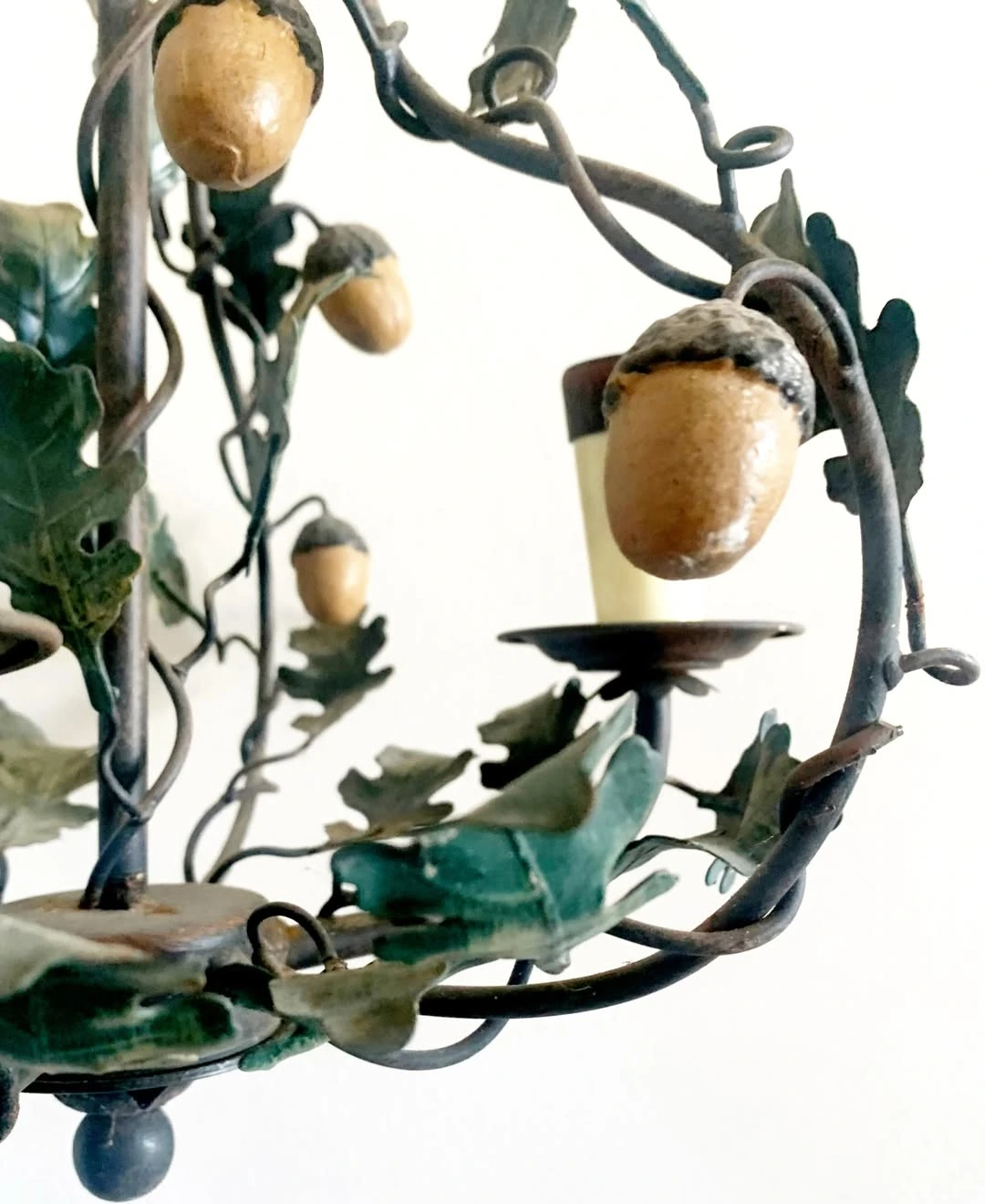 oak-chandelier-vintage