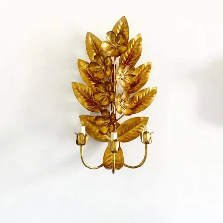 applique-fleurs-metal-dore